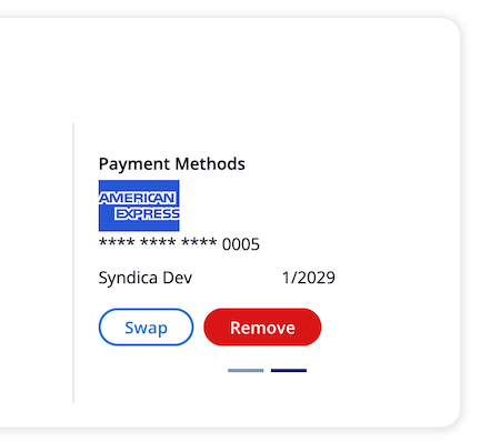 Remove payment method