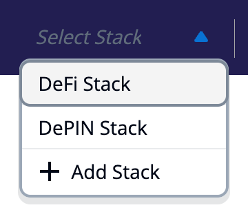 Stack selector